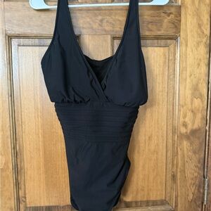 Aqua Green Classic Black Swimwear